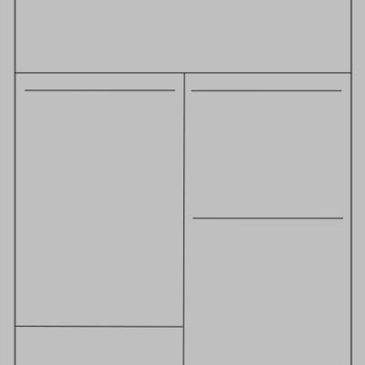 1800 2400 2 Door Std All Hanging Robe 